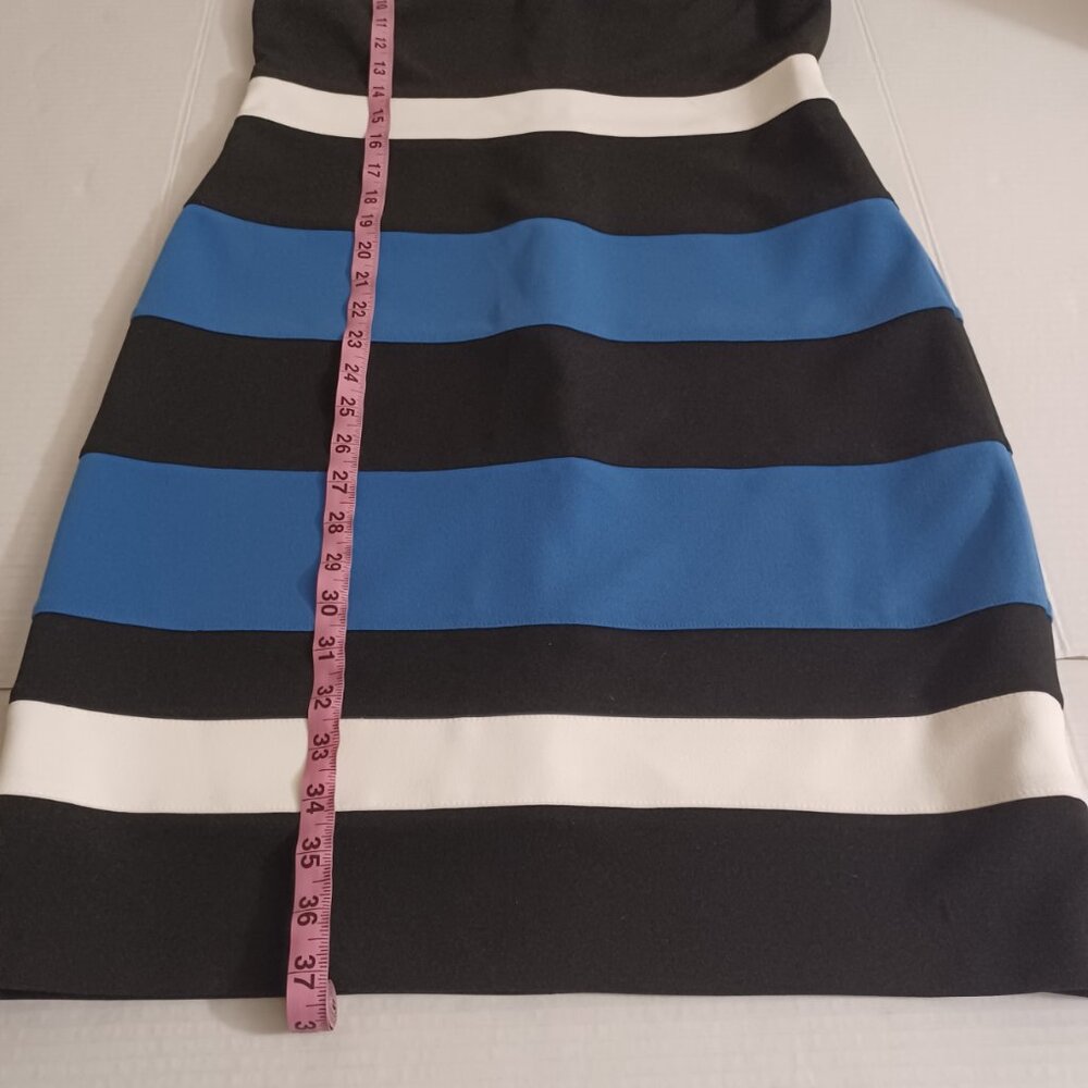 TOMMY HILFIGER STRIPED SLEEVELESS SHEATH DRESS SIZE 10 - Picture 12 of 15